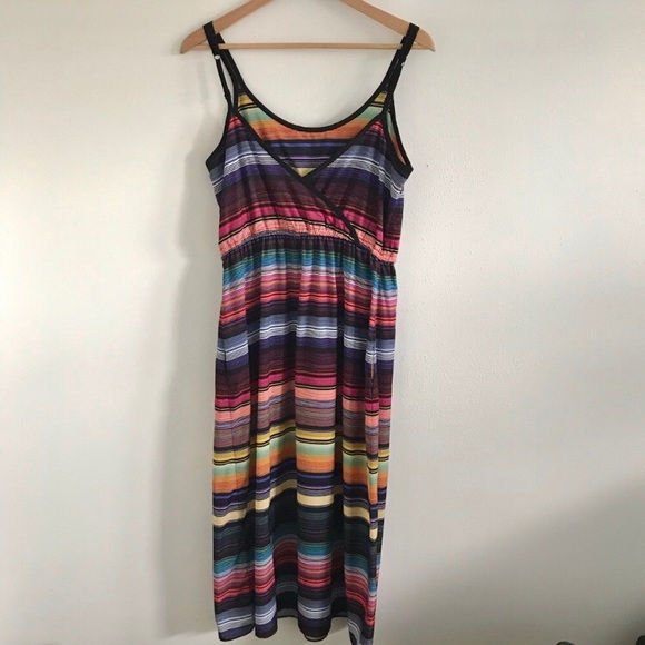 Athleta rainbow-striped summer dress - Picture 6 of 8